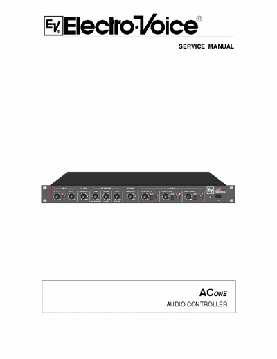 ElectroVoice ACone Audio controller. I you can find this file useful, please share with others the sch of Yamaha YST subwoofers and power amplifiers with EEEngine.